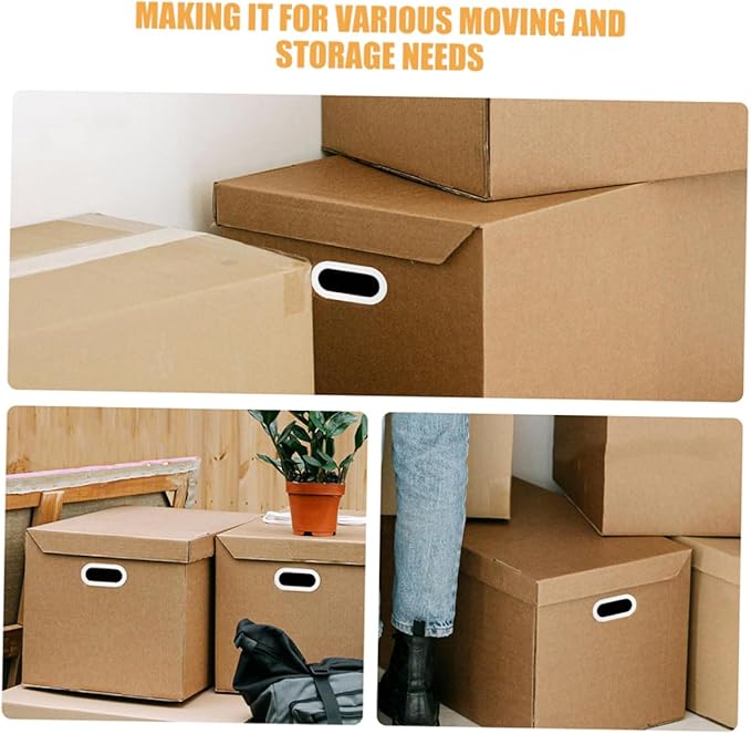 Healifty 10pcs Heavy Duty Plastic Box Handles for Moving Lifting and Carrying Comfortable Grip for Easy Attachment to Cardboard and Storage Bins and Reliable Packing Straps