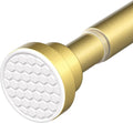 Tension Curtain Rod 30-64Inch Curtain Rods for Windows Gold Spring Curtain Rod no Drilling Adjustable Expandable Tension Rods for Windows,Doorway,Closet,Bedroom