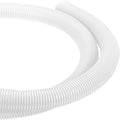 DMiotech 6.6ft Wire Loom Split Tubing 1 1/2 Inch(38.1mm) ID, Cord Protectors from Pet Flexible Conduit Cable Management for Office Home Garden, White