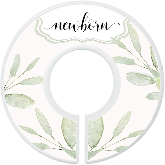Baby Girl Clothes Dividers Nursery Closet Dividers Closet Organizers Botanical