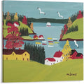 Untitled By Maud Lewis Paintings Art Posters Art Poster Canvas Painting Decor Wall Print Photo Gifts Home Modern Decorative Posters Framed/Unframed 12x12inch(30x30cm)