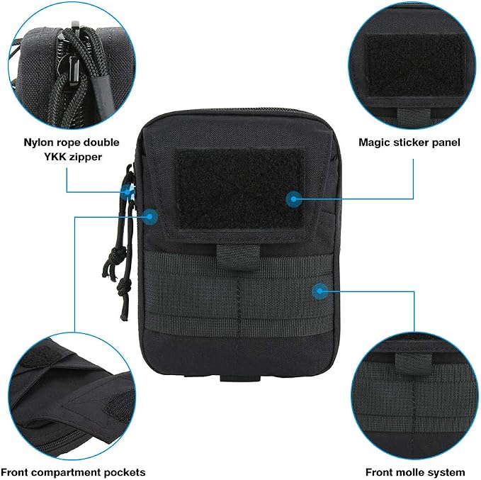 EXCELLENT ELITE SPANKER Molle Admin Pouch Military Utility Tool Pouch EDC Molle Pouchs Gadget Waist Bags