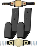 Wrestling Championship Belt Wall Mount Display Holder,Boxing Champion Belt Hanger Set,Storage Rack,Wrestlers Hanging Perfect Title Belts for Wall Decor
