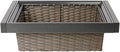 Pull-out Clothes Storage Basket,Stackable Shelf Baskets Organizer,Stackable Storage Bins,for Wardrobe and Closet Drawer in Bedroom Office(Black,25.98-27.95in)