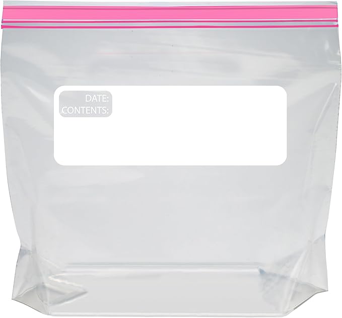 Amazon Basics Reclosable Quart Food Storage Bags, BPA Free, 150 Count (Pack of 2)