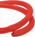 DMiotech 10ft Wire Loom Split Tubing 2 Inch(50.8mm) ID, Cord Protectors from Pet Flexible Conduit Cable Management for Office Home Garden, Red
