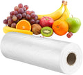 1 Roll Plastic Produce Bags for Groceries, 35x50cm(14x20in) Durable Clear Food Storage Bags for Bread, Fruits, Vegetables, Kitchen Disposable Plastic Storage Bag, 350 Pcs per Roll, BPA-Free
