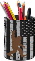 Sasquatch Pen Holder Pencil Cup for Desk Organizer | Cute Makeup Brush Holder PU Multifunctional Office Suppliesfor Decor Home Classroom School