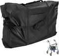 Rollator Travel Bag - Waterproof Wheelchair Bag for Folding Walker Compact Wheelchair Transport Chair Portable Large Duffel Bag Carry Case for Car and Airplane Traveling,32" Lx10 Wx37 H