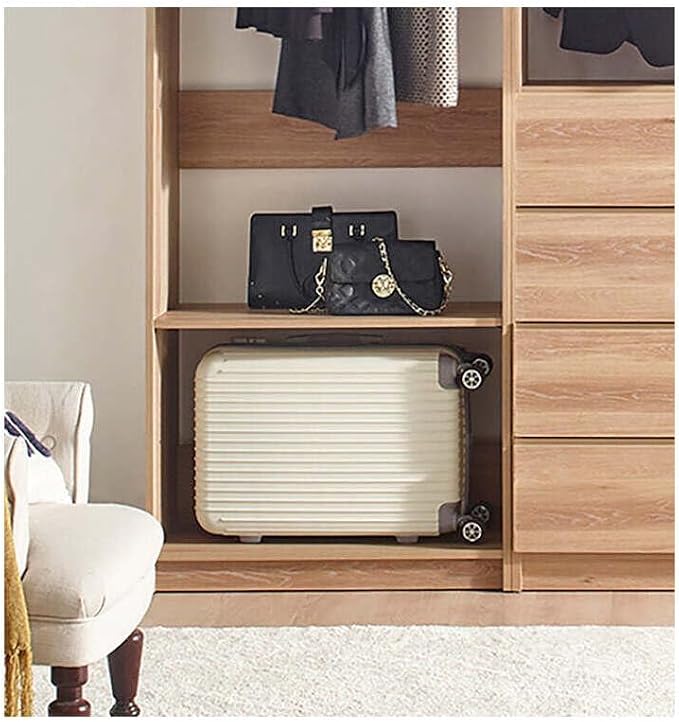 Maykoosh Closet System Organizer - Customizable Walk-in Wardrobe Storage Oak/Model BDE 3 Closet