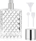 Glass Perfume Bottles Empty Refillable, 50ml /1.7oz Atomizer Sprayer for Perfume, Cologne Bottles Empty with Perfume Dispenser