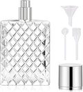 Glass Perfume Bottles Empty Refillable, 100ml /3.4oz Atomizer Sprayer for Perfume, Cologne Bottles Empty with Perfume Dispenser