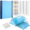 The Life Book Document Organizer Binder for Important Documents in Case I Die Binder End of Life Planning, Family Emergency Planner Organizer with Labels (Blue)