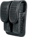 Molded Double Mag Pouch Holster with Double and Single Stack Magazines .380, 9mm & 40 Cal for S&W M&P Ruger Glock Walther H&K