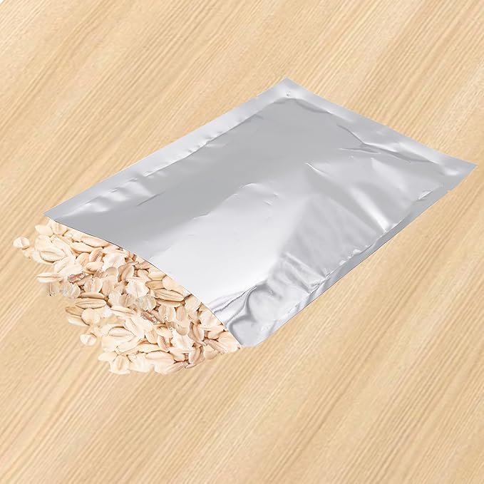 Heat Sealable Mylar Food Storage Bag,ULIFESTAR 5.5Mil Thicker Food Storage Pouches Oxygen Absorbers Vacuum Seal Airtight Packaging for Coffee Beans, Tea, Grains, etc(22 * 30cm/8.66 * 11.81'')
