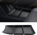 CDEFG for 2026 Cadillac Vistiq Center Console Organizer Lower Storage Tray | for 2026 Cadillac Vistiq Accessories Lower Console Floor Storage Box Silicone Material