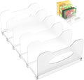 Freezer Organizer,12" Visible Fridge Organizer Rack with Removable Dividers | Freely Adjustable,Easy to Pull Out and Carry Handle, Fits Refrigerator Frozen Meals, Lunch Meat Box, Cheeses, White