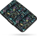 Credit Card Holder Vase & Skull Mini Aluminum Card Case Wallet | Women Men, Slim Design, RFID Blocking, Metal Business ID Case