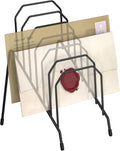 Gawerk Incline Desk Mail Organizer Letter Holder Rack with 6-Section