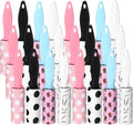 24 Pcs Mini Lint Roller for Clothes Travel Size, Travel Lint Roller for Clothes, Pet Hair, Furniture and Car Compact, Small Lint Remover Sticky Pet Hair Removal Tool for Travel