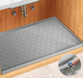 Winisok Silicone Under Sink Mat 19" x 19", kitchen Essentials and Gadgets, Shelf liner and Cabinet Protector, Home Organizers and Storage, Waterproof Bathroom Tray