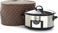 Covermates Keepsakes Slow Cooker Cover – Quilted Electric Appliance Protector for Kitchen Counter Storage – Dust & Stain Resistant – Washable Slip-On Design, Bronze