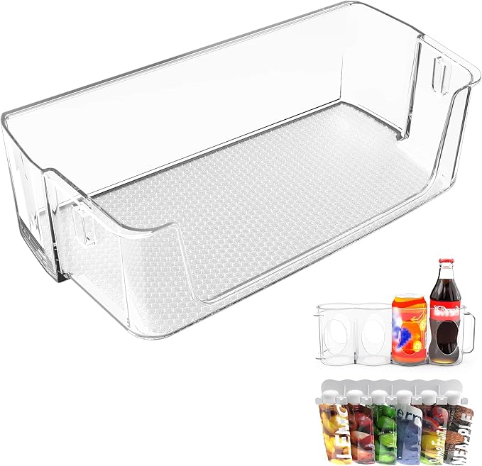 Upgraded DA63-09775A DA97-20984A Refrigerator Door Bin (Right Side) | Compatible with Sam-sung Refrigerator RF27T5201SR RF28T5001SR RF28T5021SR RF27T5241SR Upper Right Door Shelves Replacement