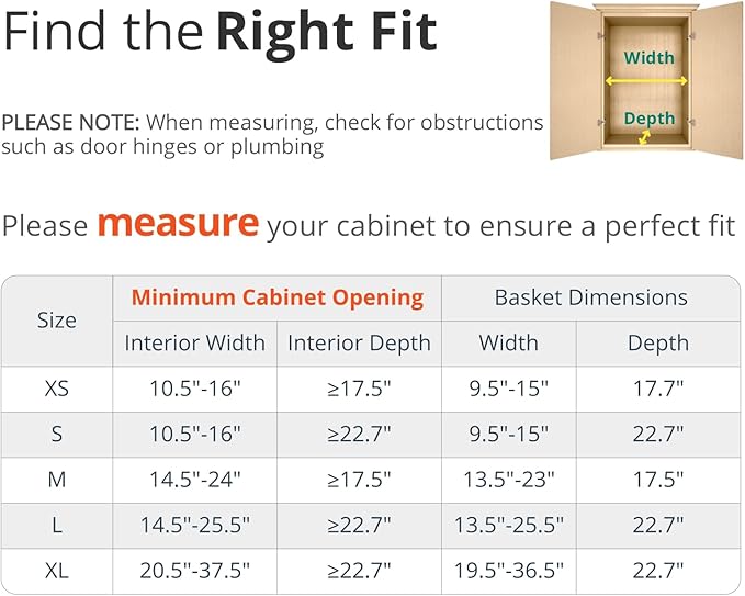 Expandable Pull Out Drawers for Cabinets, Kitchen Cabinet Slide Out Shelves, Adjustable Roll Out Drawers, Stainless Steel, Small 2 Pack, (10.5"-16") W * 22.7"D