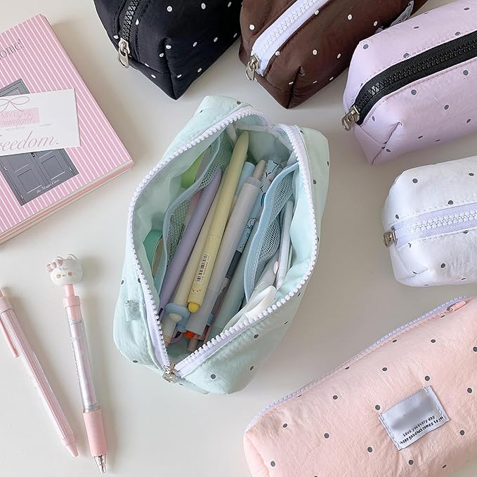 Zippered Design Pen Holders Premium Storage Bag Stationeries Case Pencil Organizers for Students and Professional Holders Box