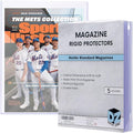 (5 Toploaders) Display Zone Magazine Protector for Collectors Sleeve Covers | Clear Rigid Hard Top Loader Holders - Plastic Display Case 7mm Thick Opening