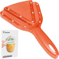 Uinxan Jar Opener for Weak Hand & Seniors with Arthritis,Easy Twist Off Bottle Caps,Patent | Unique Kitchen Gadgets,Handheld Lid Top Open for Elderly/Women/Men (Orange)