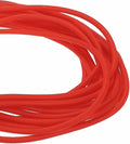 DMiotech 50ft Wire Loom Split Tubing 1/4 Inch(6.4mm) ID, Cord Protectors from Pet Flexible Conduit Cable Management for Office Home Garden, Red