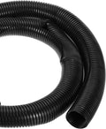 DMiotech 6.6ft Wire Loom Split Tubing 2 Inch(50.8 Mm) ID, Cord Protectors from Pet Flexible Conduit Cable Management for Office, Home, Garden, Black