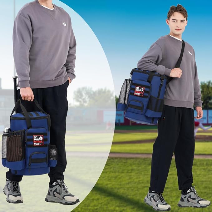 Baseball Bucket Bag 6 Gallon Multi Pockets Softball Coaching Equipment Bag | tactical Baseball Bucket Cover Organizer with padded Seat for Balls, Bat, Gloves, Scoreboards