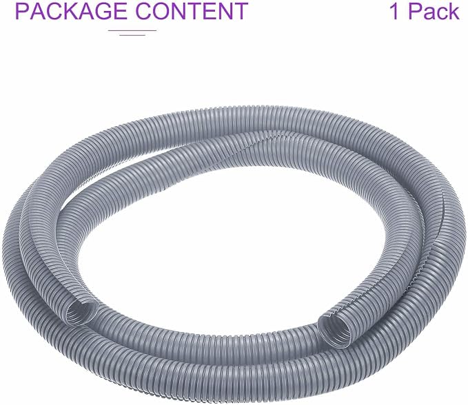 DMiotech 50ft Wire Loom Split Tubing 1 1/4 Inch(31.8mm) ID, Cord Protectors from Pet Flexible Conduit Cable Management for Office Home Garden, Gray