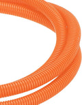 DMiotech 100ft Wire Loom Split Tubing 1/2 Inch(12.7mm) ID, Cord Protectors from Pet Flexible Conduit Cable Management for Office Home Garden, Orange