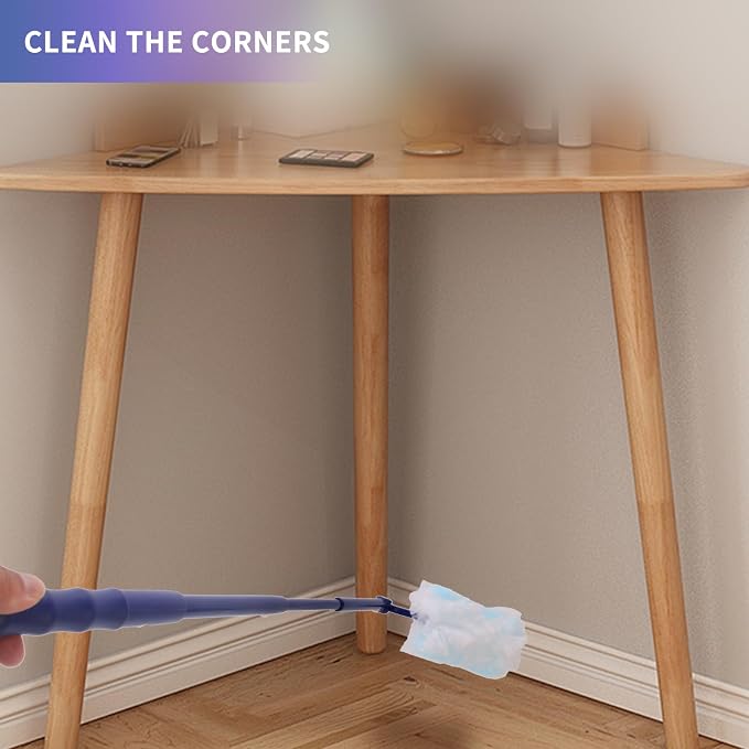 Replacement Duster Handles Compatible with Swiffer | Duster Refill, Extended Handle, Adjustable Length