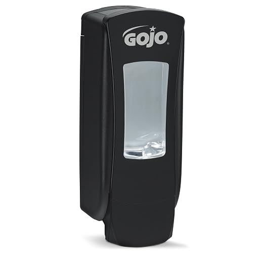 GOJO ADX-12 Push-Style Foam Hand Soap Dispenser, Black, for 1250 mL GOJO ADX-12 Foam Hand Soap Refills (Pack of 1) - 8886-06