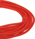 DMiotech 50ft Wire Loom Split Tubing 3/8 Inch(9.5mm) ID, Cord Protectors from Pet Flexible Conduit Cable Management for Office Home Garden, Red