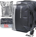 Black Voyage Reusable Vacuum Compression Travel Bag for Carry-On Suitcase and Backpack, Recycled IPX8 Waterproof Space Saver Vacpack (2-Pack, 41L - Pump Included)
