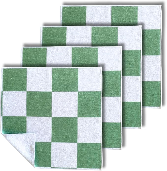 Microfiber Cleaning Cloths 13x13 – Lint-Free, Streak-Free Reusable Towels for Kitchen, Glass, Bathroom & Car | Cloak & Sage