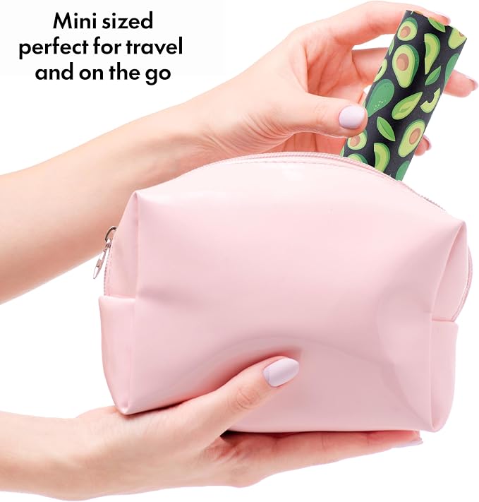 5pc Fruit Mini Lint Roller Value Pack - Colorful Compact Rollers for Travel | Pet Hair & Lint Remover for Clothing & Household Use. Portable On-the-Go Lint Removers
