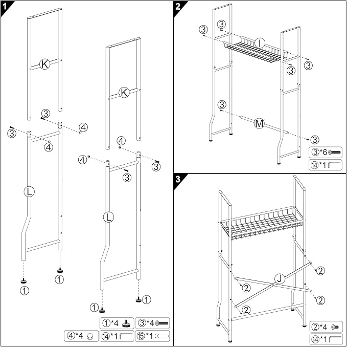 Over The Toilet Storage Cabinet - 2-Door Design Bathroom Organizers Shelf, Freestanding Space-Saver Above Toilet Storage Cabinet with Privacy Protection Rack, Water-Resistant Toilet Shelves (White)