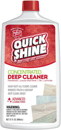 Quick Shine Multi Surface Deep Floor Cleaner and Remover 27oz | Removes Wax Build-Up, Revitalizes Floors & Cleans Grout | Use on Hardwood, Laminate, LVT, Tile and Stone | Pro-Level Cleaning