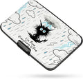Credit Card Holder Explosive Black Cat Mini Aluminum Wallet | Women Men, Slim Design, RFID Blocking, Metal Business ID Case, Card Case