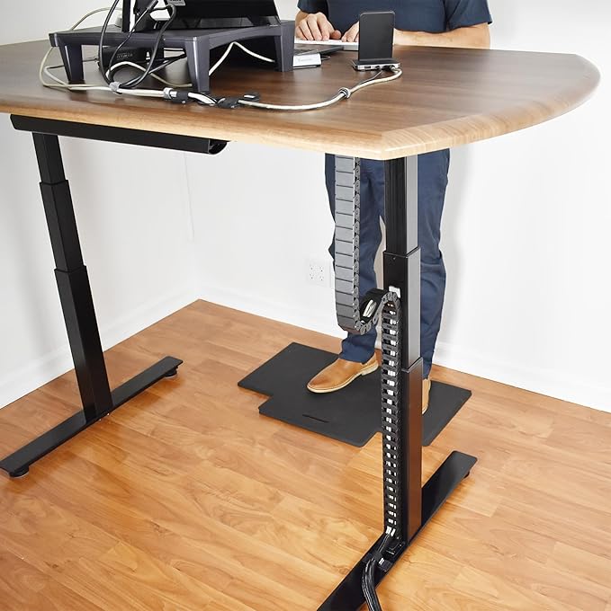Quality Clever PivyCord-Vez Flex Chain Raceway Cable Management Solution for Sit-Stand Variable Height Desks, Flexible Cable Raceway to Hide, Organize and Protect Wires and Cables, White