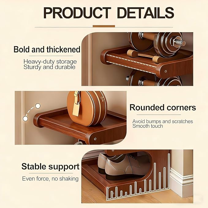 7-Tier Vertical Shoe Rack, Bamboo Free Standing Shoe Rack Shelf, Shoe Storage Stand, Entryway Shoe Tower, Vertical Shoe Organizer for Narrow Closet, Entryway, Hallway