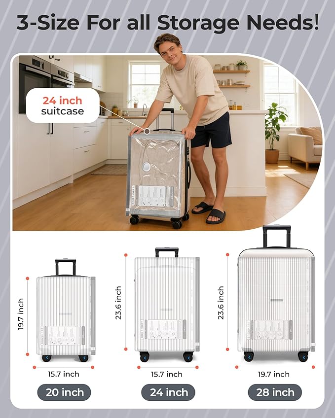 BAGSMART Vacuum Bags for Travel with Rechargeable Air Pump, Portable Space Saver Bags for Travel & Home, Vacuum Compression Seal Bag for Clothing, Blanket, 12 Pack-Gray