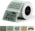 Phomemo Labels- Green Gradient 5 Colors Thermal Labels, 1.57" x 1.18" Self-Adhesive Stickers for M110/M100/M220/M250 Label Printers, 1 Roll 40x30mm Thermal Paper for Candle, Logo, Baking Box, 230 PCS