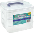 Teacher Created Resources Clear Stackable Storage Containers (TCR20449)